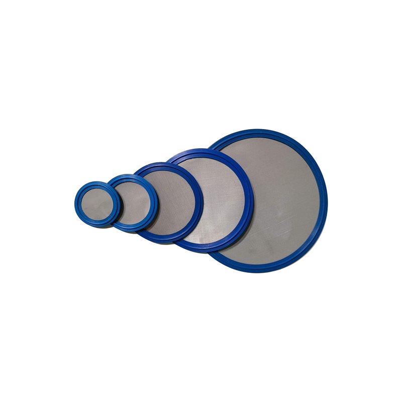ARTESIAN SYSTEMS 5 Micron VITON/FKM Tri Clamp Screen Filter Gasket 316L (5Uf Micron/2000Mesh) Stainless Steel Pharmaceutical Grade Filter Mesh. VITON with & FDA Certification (2") - Image 2
